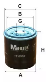 Фільтр оливи MFILTER TF 6507